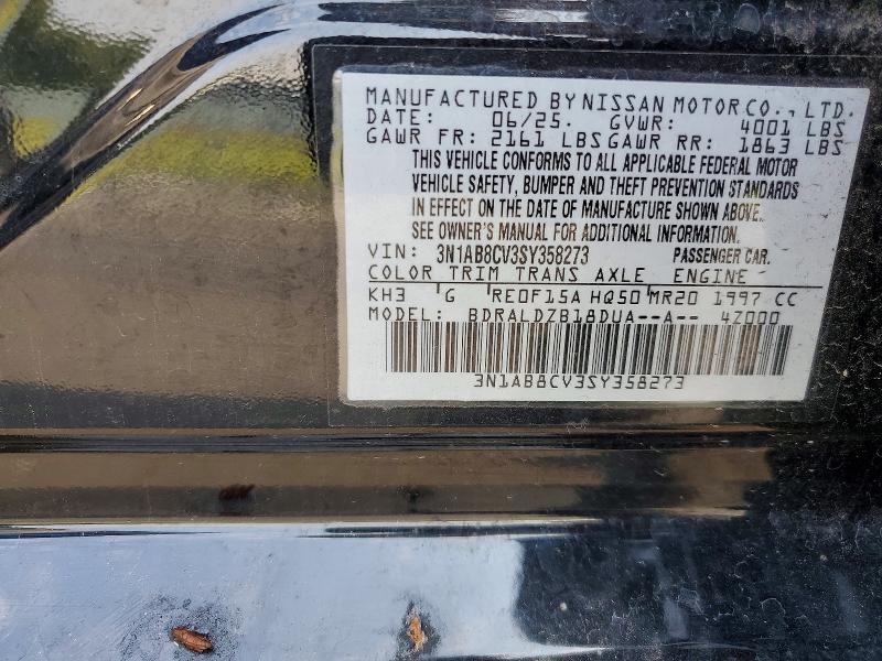 Aukcja sprzedaży 2025 Nissan Sentra, vin: 3N1AB8CV3SY358273, numer aukcji: 62932416