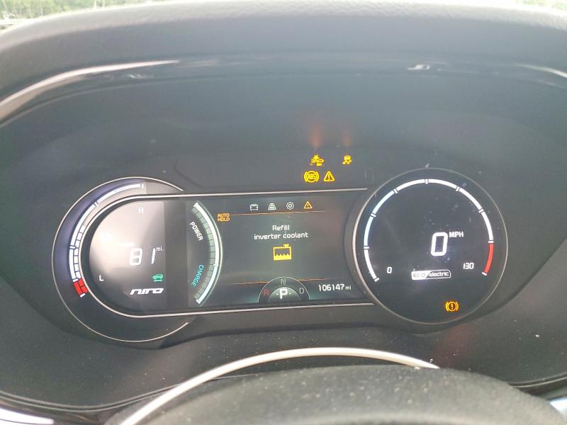 2022 Kia Niro Ev მანქანა იყიდება აუქციონზე, vin: KNDCC3LG6N5161008, აუქციონის ნომერი: 62050916