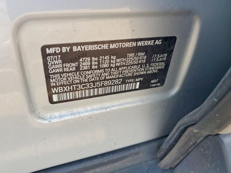 Продажа на аукционе авто 2018 Bmw X1, vin: WBXHT3C33J5F89282, номер лота: 61177626