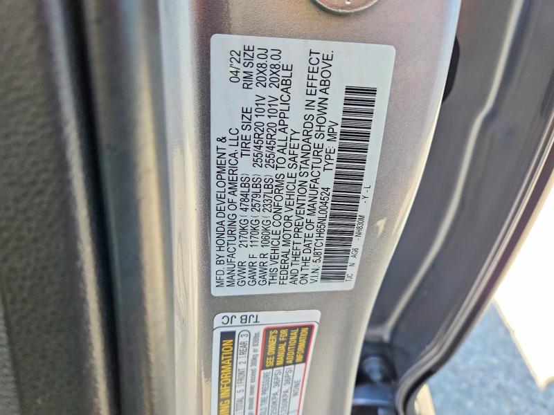 Продажа на аукционе авто 2022 Acura Rdx, vin: 5J8TC1H65NL004524, номер лота: 60147066