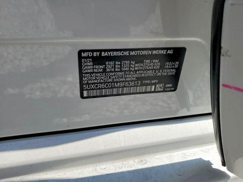 Aukcja sprzedaży 2021 Bmw X5, vin: 5UXCR6C01M9F63613, numer aukcji: 60822946