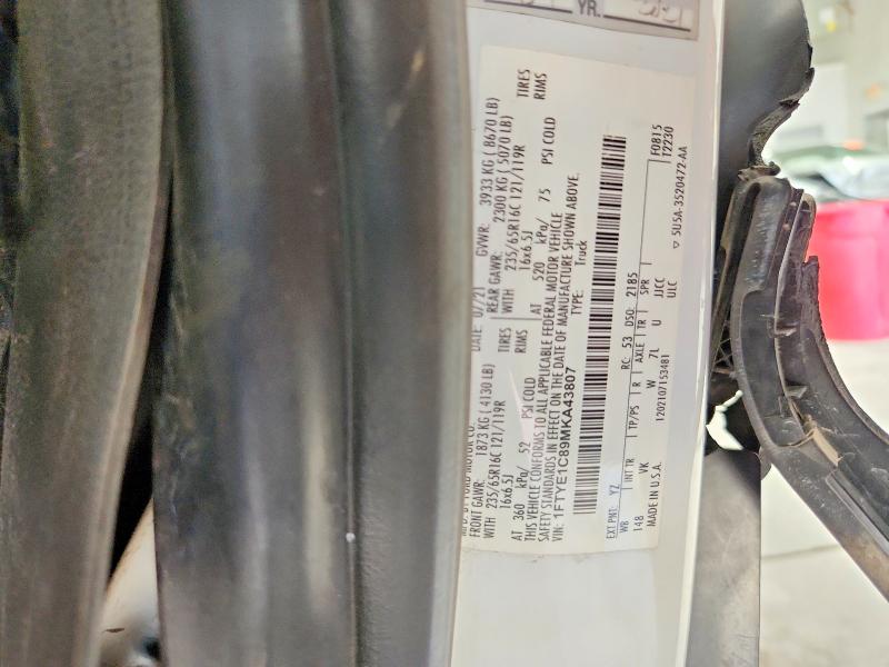 Продаж на аукціоні авто 2021 Ford Transit, vin: 1FTYE1C89MKA43807, номер лоту: 59099956