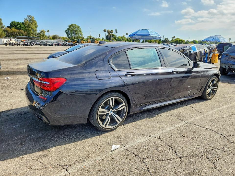 2018 Bmw 740 მანქანა იყიდება აუქციონზე, vin: WBA7E2C51JG741976, აუქციონის ნომერი: 58931376