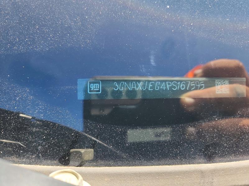 2023 Chevrolet Equinox მანქანა იყიდება აუქციონზე, vin: 3GNAXJEG4PS167595, აუქციონის ნომერი: 60198676