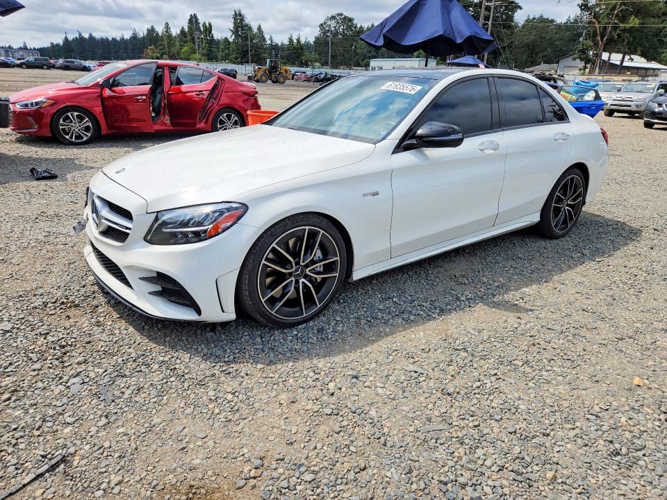 2019 Mercedes-benz C მანქანა იყიდება აუქციონზე, vin: 55SWF6EB3KU312175, აუქციონის ნომერი: 61935576