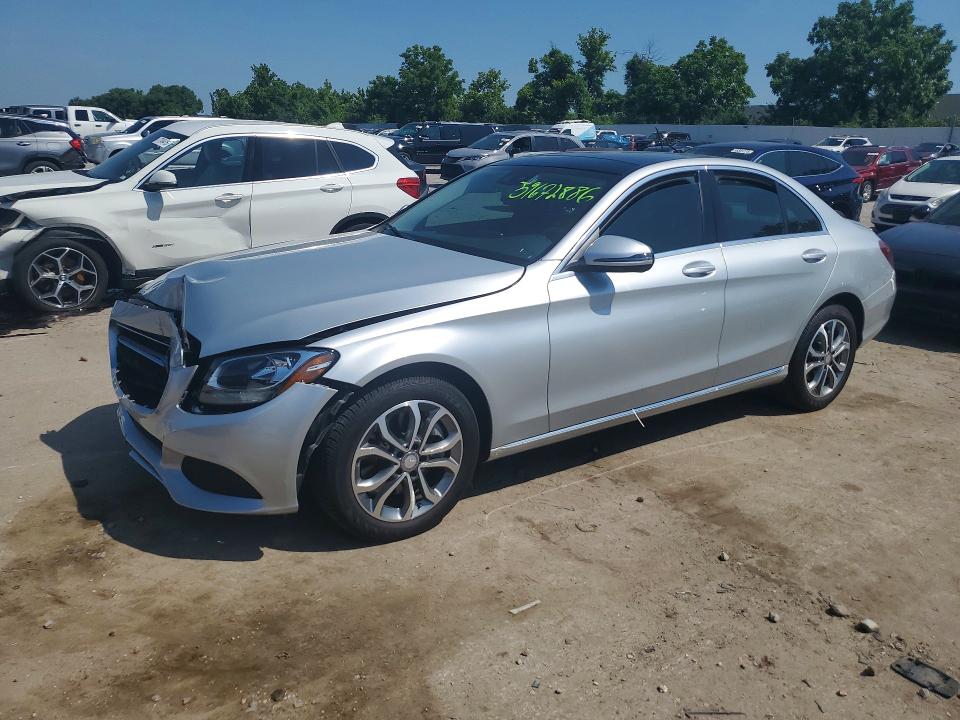 2016 Mercedes-benz C მანქანა იყიდება აუქციონზე, vin: WDDWF4KB5GR162376, აუქციონის ნომერი: 59672886