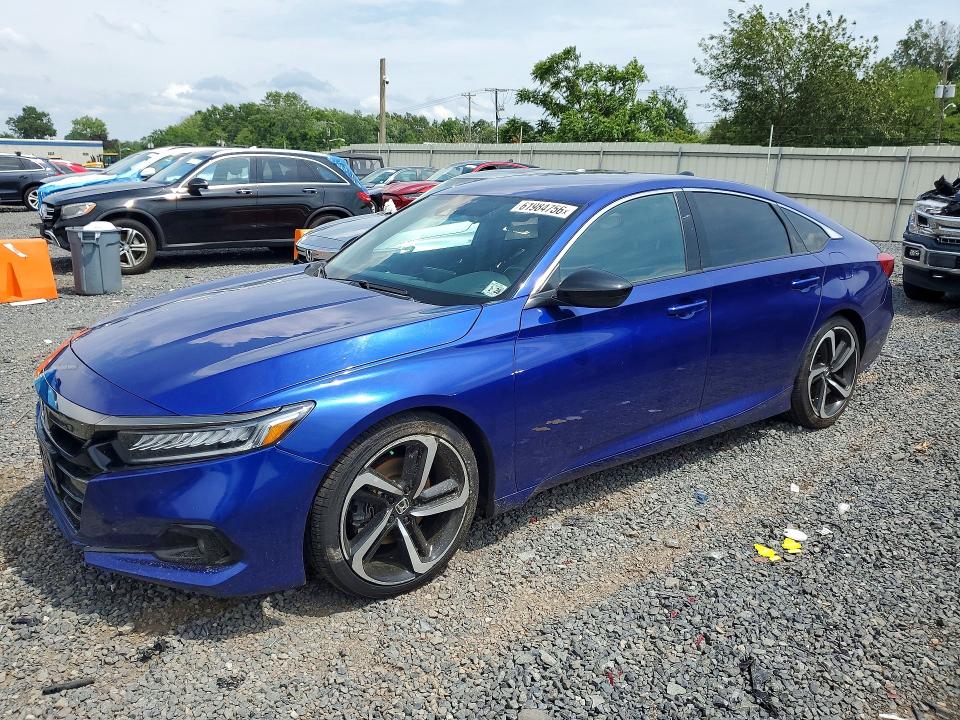 61984756 :رقم المزاد ، 1HGCV1F38NA121786 vin ، 2022 Honda Accord مزاد بيع