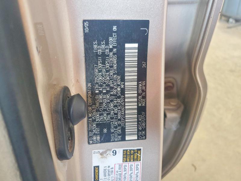 Aukcja sprzedaży 2006 Toyota Highlander, vin: JTEEP21AX60147919, numer aukcji: 61957496