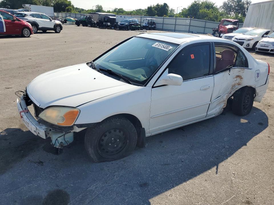 Продаж на аукціоні авто 2003 Honda Civic, vin: JHMES26753S001619, номер лоту: 61615406