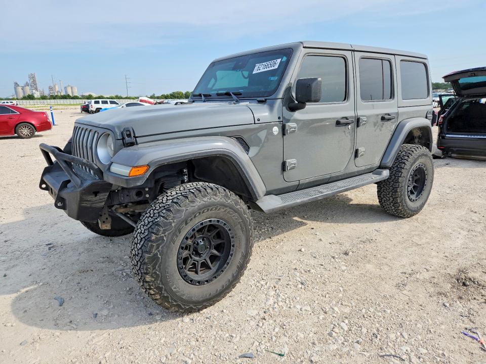2020 Jeep Wrangler Unlimited მანქანა იყიდება აუქციონზე, vin: 1C4HJXEM1LW323270, აუქციონის ნომერი: 62166506