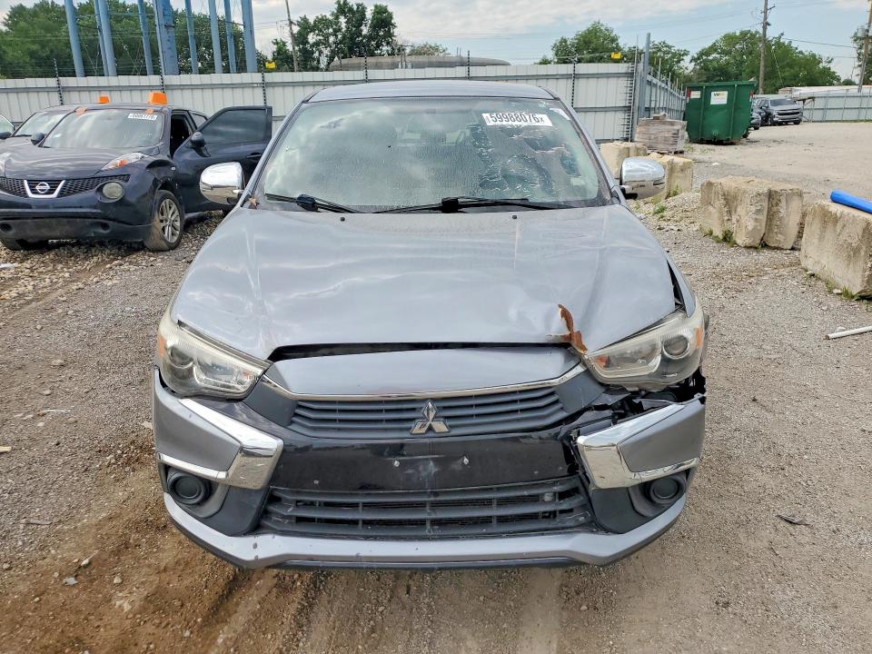 59988076 :رقم المزاد ، JA4AP3AU9HZ014144 vin ، 2017 Mitsubishi Outlander Sport مزاد بيع