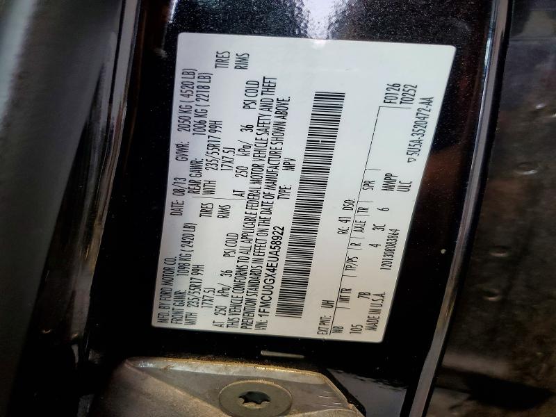 Продажа на аукционе авто 2014 Ford Escape, vin: 1FMCU0GX4EUA58922, номер лота: 62699226