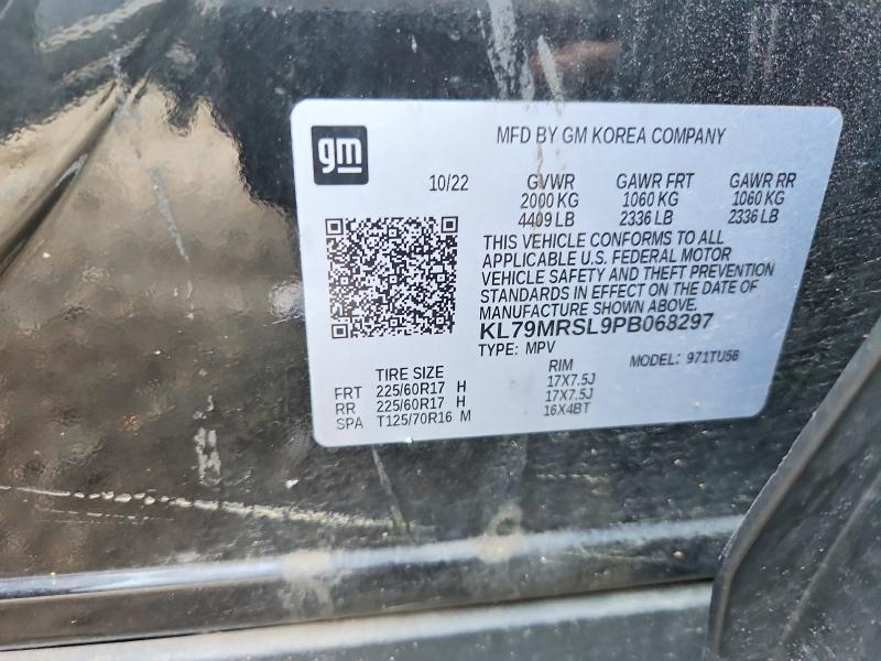 Продаж на аукціоні авто 2023 Chevrolet Trailblazer, vin: KL79MRSL9PB068297, номер лоту: 60212746