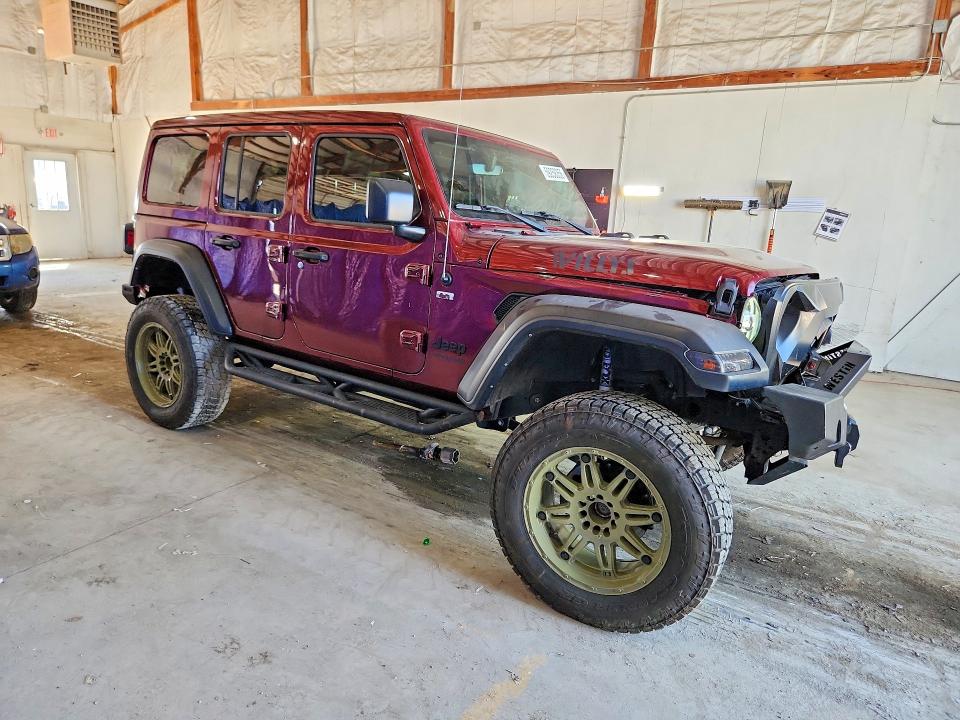 2021 Jeep Wrangler Unlimited მანქანა იყიდება აუქციონზე, vin: 1C4HJXDM2MW698037, აუქციონის ნომერი: 59258356