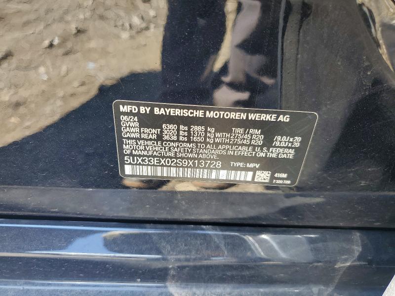 Aukcja sprzedaży 2025 Bmw X6, vin: 5UX33EX02S9X13728, numer aukcji: 61785266