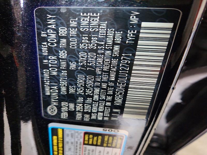 Aukcja sprzedaży 2020 Hyundai Palisade, vin: KM8R5DHE0LU127971, numer aukcji: 60233796
