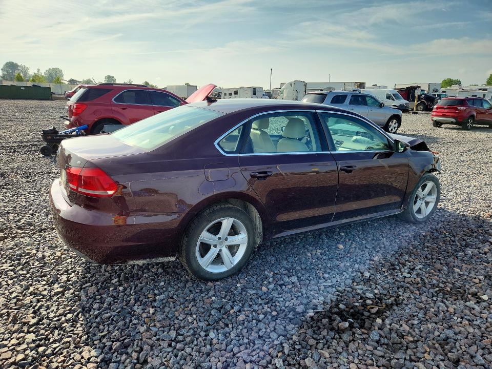59295646 :رقم المزاد ، 1VWBP7A38CC099396 vin ، 2012 Volkswagen Passat مزاد بيع