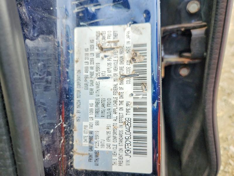 2018 Mazda Cx-5 მანქანა იყიდება აუქციონზე, vin: JM3KFBCM9J0442589, აუქციონის ნომერი: 62196996