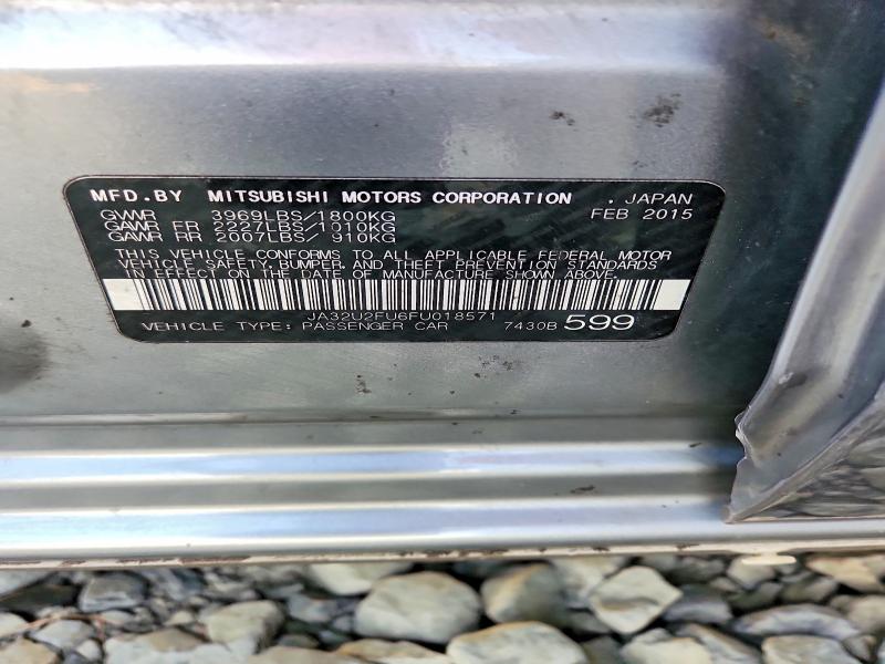 Продажа на аукционе авто 2015 Mitsubishi Lancer, vin: JA32U2FU6FU018571, номер лота: 63055176