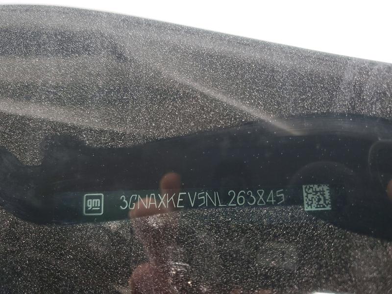Aukcja sprzedaży 2022 Chevrolet Equinox, vin: 3GNAXKEV5NL263845, numer aukcji: 59954926