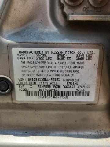 Aukcja sprzedaży 2006 Nissan Sentra, vin: 3N1CB51D36L497131, numer aukcji: 59344246