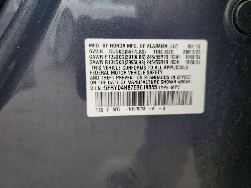 Aukcja sprzedaży 2014 Acura Mdx, vin: 5FRYD4H87EB019855, numer aukcji: 61298916