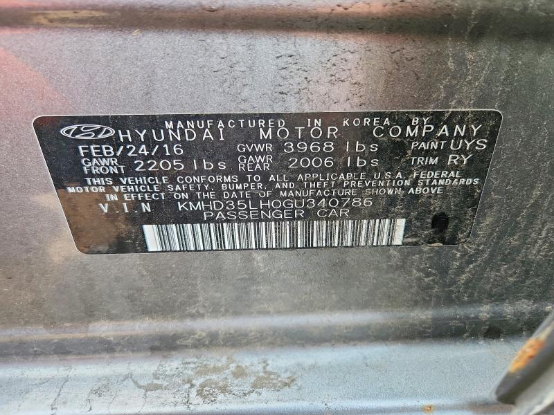 Aukcja sprzedaży 2016 Hyundai Elantra Gt, vin: KMHD35LH0GU340786, numer aukcji: 63132456