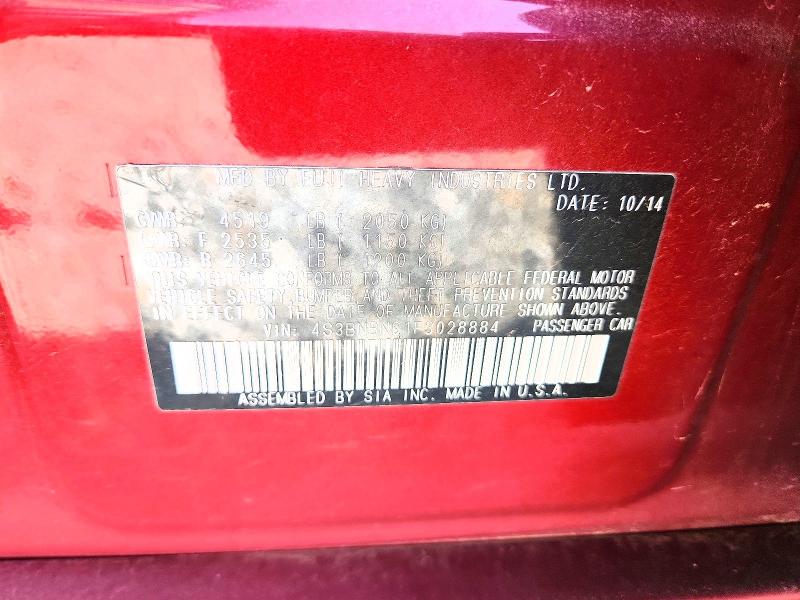 Aukcja sprzedaży 2015 Subaru Legacy, vin: 4S3BNBN61F3028884, numer aukcji: 61094746