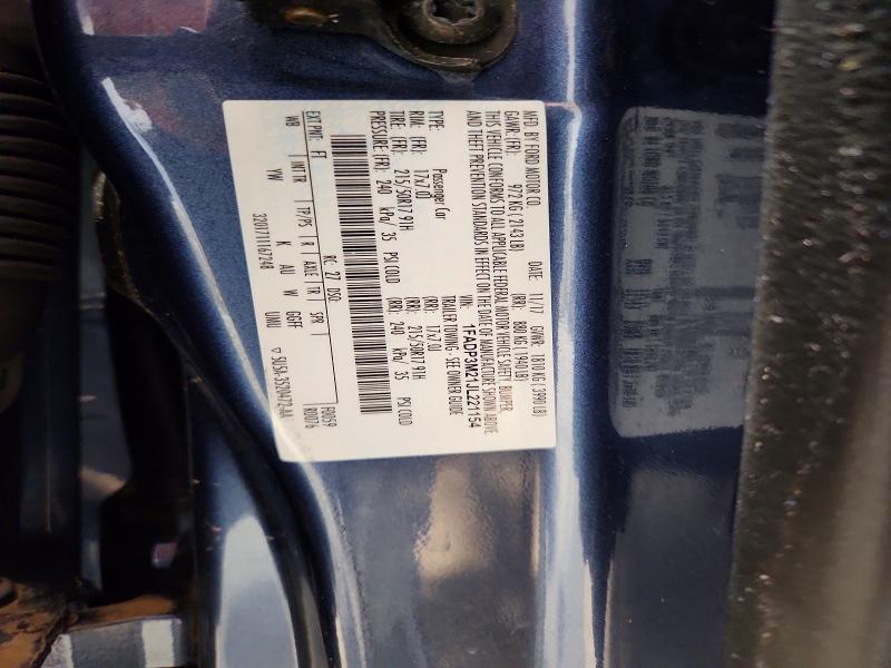 2018 Ford Focus მანქანა იყიდება აუქციონზე, vin: 1FADP3M21JL221154, აუქციონის ნომერი: 62803066