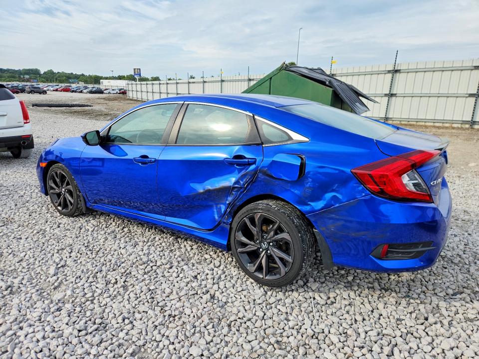 Продажа на аукционе авто 2020 Honda Civic, vin: 19XFC2F80LE027091, номер лота: 61771256
