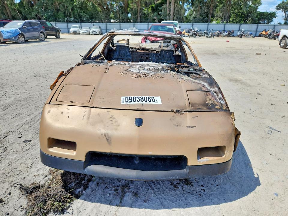 1986 Pontiac Fiero მანქანა იყიდება აუქციონზე, vin: 1G2PF3794GP236482, აუქციონის ნომერი: 59838066