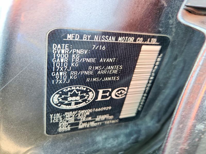Aukcja sprzedaży 2016 Nissan Juke, vin: JN8AF5MV0GT660929, numer aukcji: 61144306