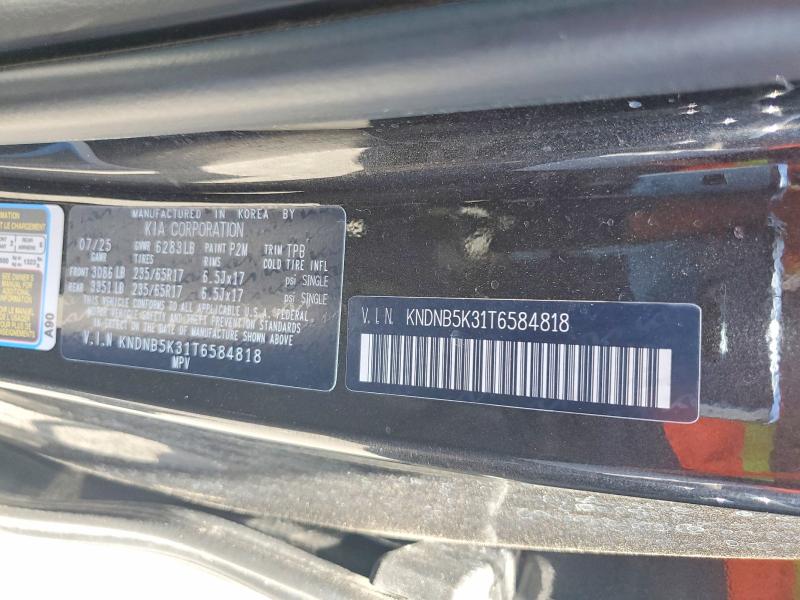 Aukcja sprzedaży 2026 Kia Carnival, vin: KNDNB5K31T6584818, numer aukcji: 61066516