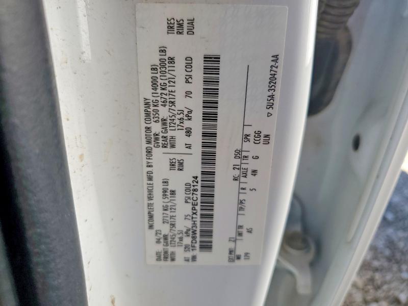 Aukcja sprzedaży 2023 Ford F350, vin: 1FD8W3HTXPEC78124, numer aukcji: 85770115