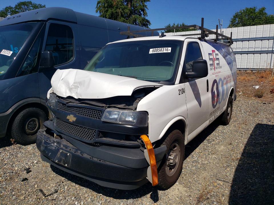 Продаж на аукціоні авто 2021 Chevrolet Express 3500, vin: 1GCZGGFP6M1159511, номер лоту: 60858316