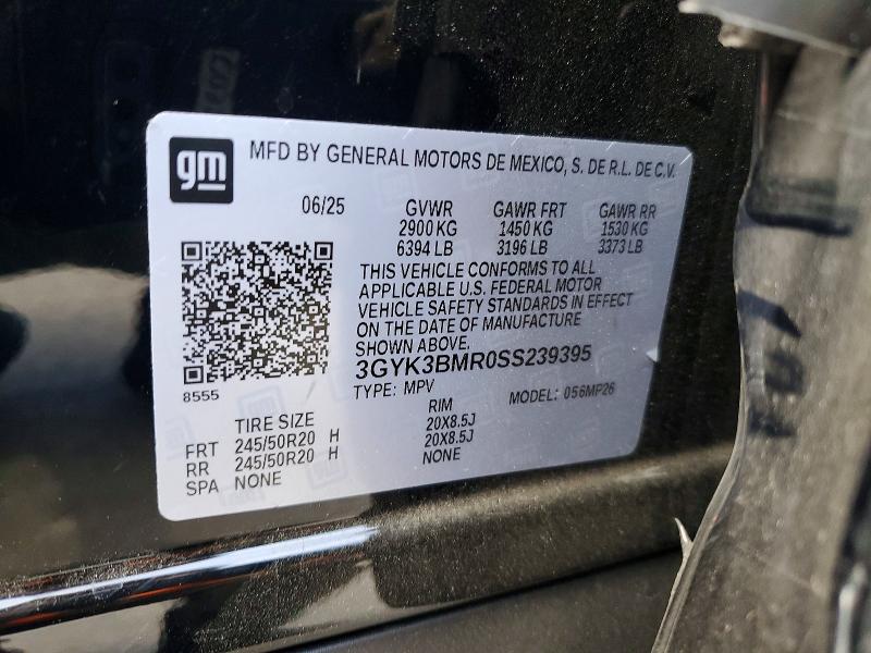 Продажа на аукционе авто 2025 Cadillac Optiq, vin: 3GYK3BMR0SS239395, номер лота: 59328416