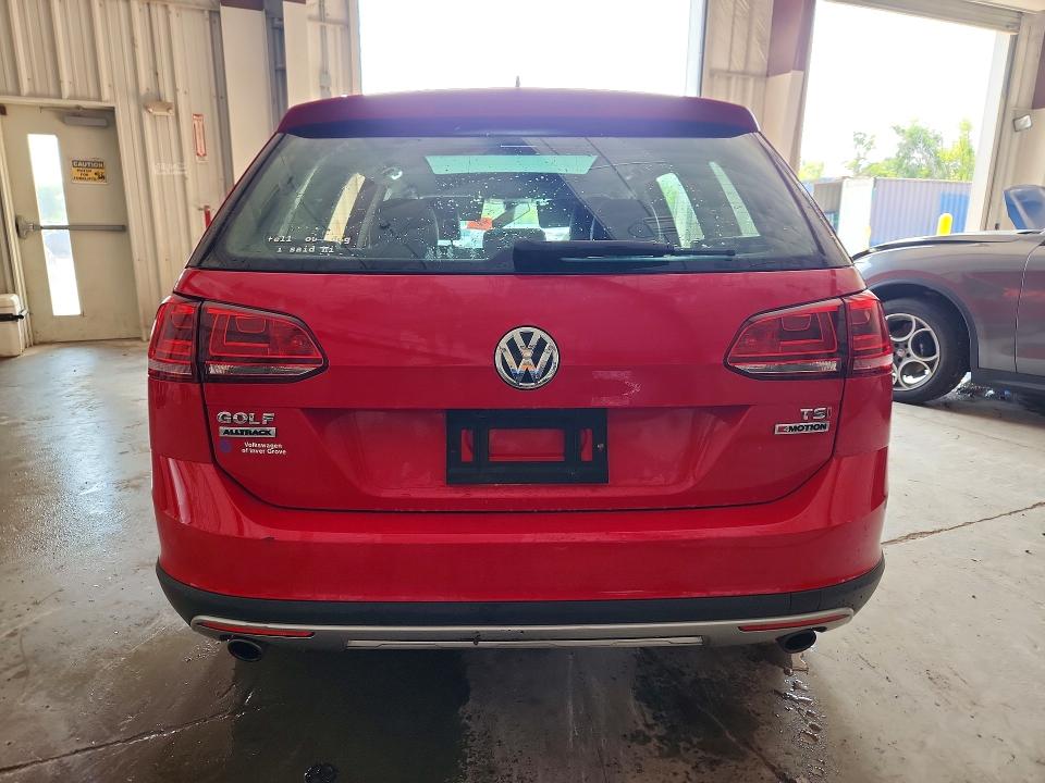 2017 Volkswagen Golf Alltrack მანქანა იყიდება აუქციონზე, vin: 3VWH17AU6HM540923, აუქციონის ნომერი: 62681606