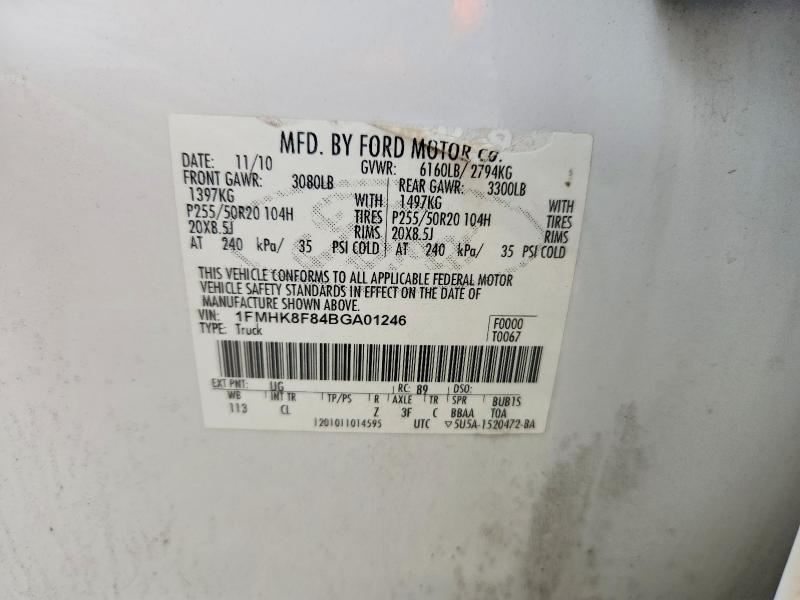 Aukcja sprzedaży 2011 Ford Explorer, vin: 1FMHK8F84BGA01246, numer aukcji: 60574056