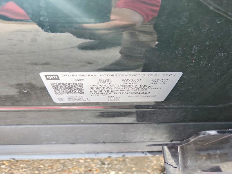 Продаж на аукціоні авто 2022 Chevrolet Blazer, vin: 3GNKBERS2NS201314, номер лоту: 59731866