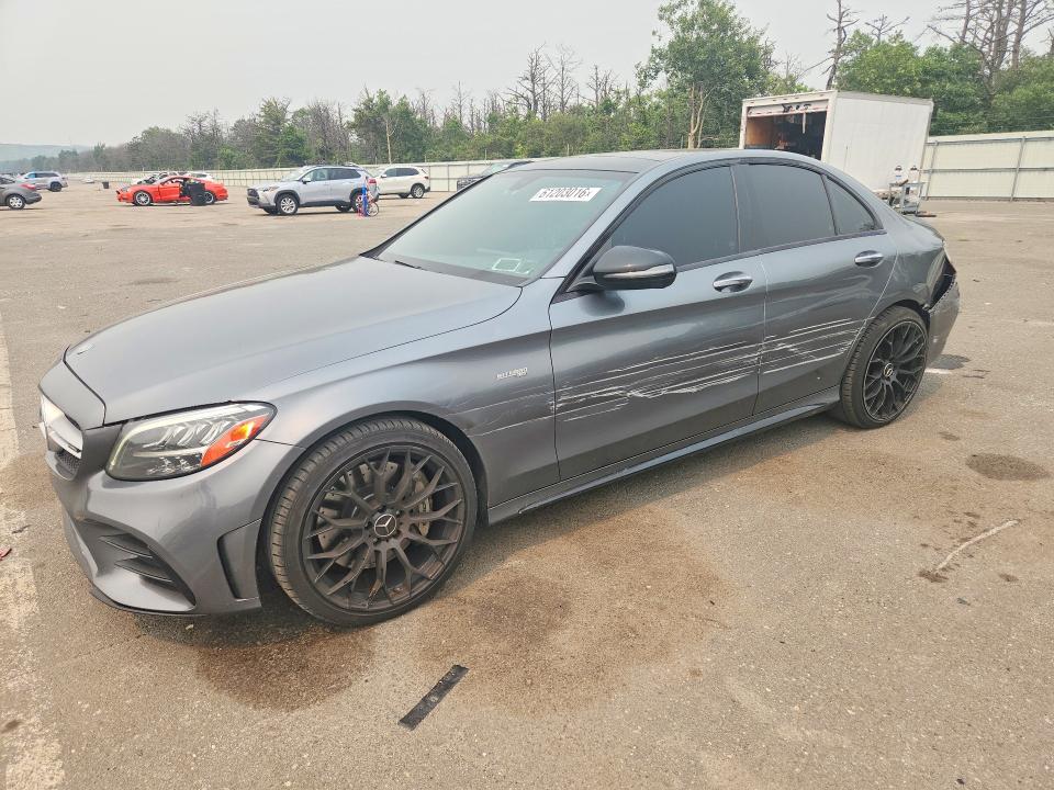 61203016 :رقم المزاد ، 55SWF6EB4LU325003 vin ، 2020 Mercedes-benz C مزاد بيع