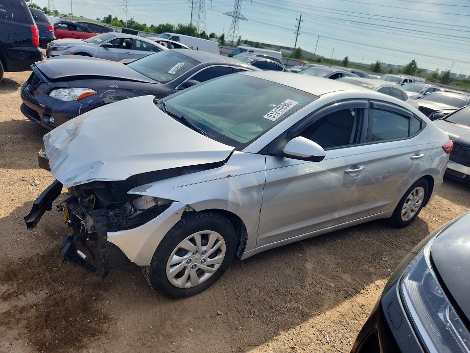 61210096 :رقم المزاد ، 5NPD74LF5HH158501 vin ، 2017 Hyundai Elantra مزاد بيع
