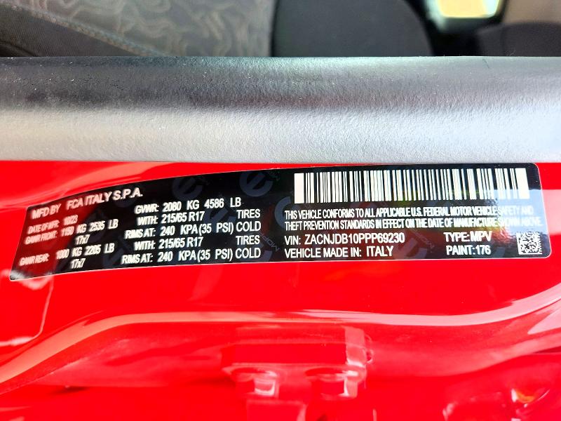 61149686 :رقم المزاد ، ZACNJDB10PPP69230 vin ، 2023 Jeep Renegade مزاد بيع