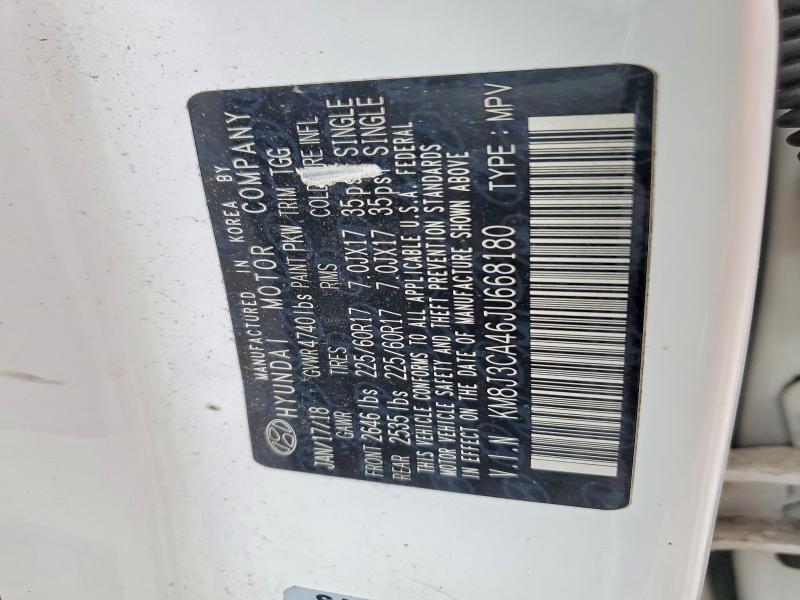 Продажа на аукционе авто 2018 Hyundai Tucson, vin: KM8J3CA46JU668180, номер лота: 63358986
