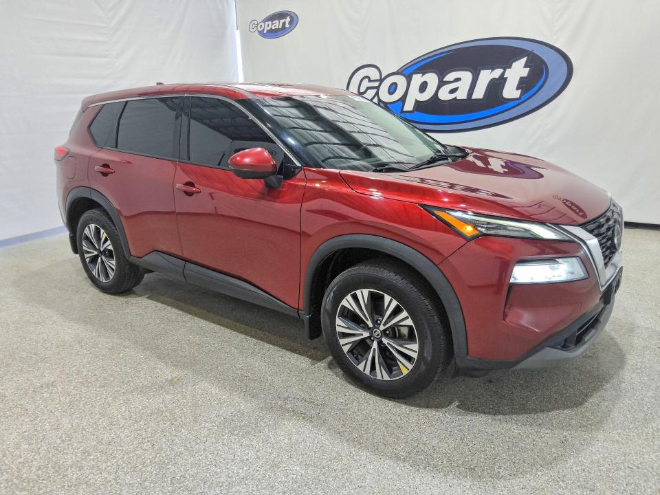 58759226 :رقم المزاد ، 5N1AT3BA6MC776135 vin ، 2021 Nissan Rogue مزاد بيع