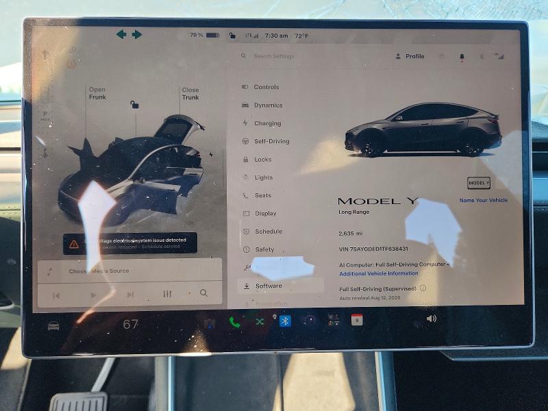 Продаж на аукціоні авто 2026 Tesla Model Y, vin: 7SAYGDED1TF638431, номер лоту: 60310106