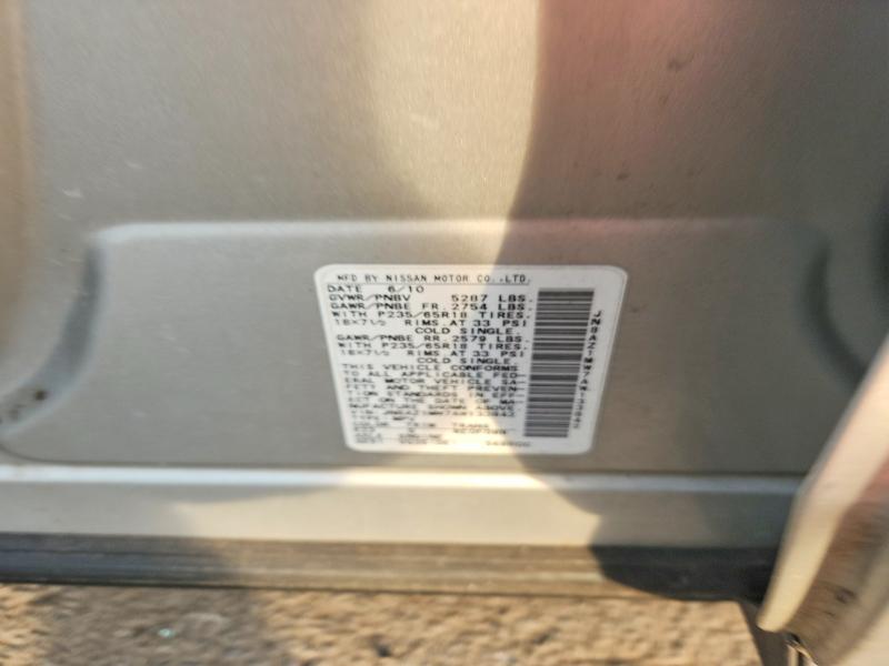 Продаж на аукціоні авто 2010 Nissan Murano, vin: JN8AZ1MW7AW133842, номер лоту: 60236906