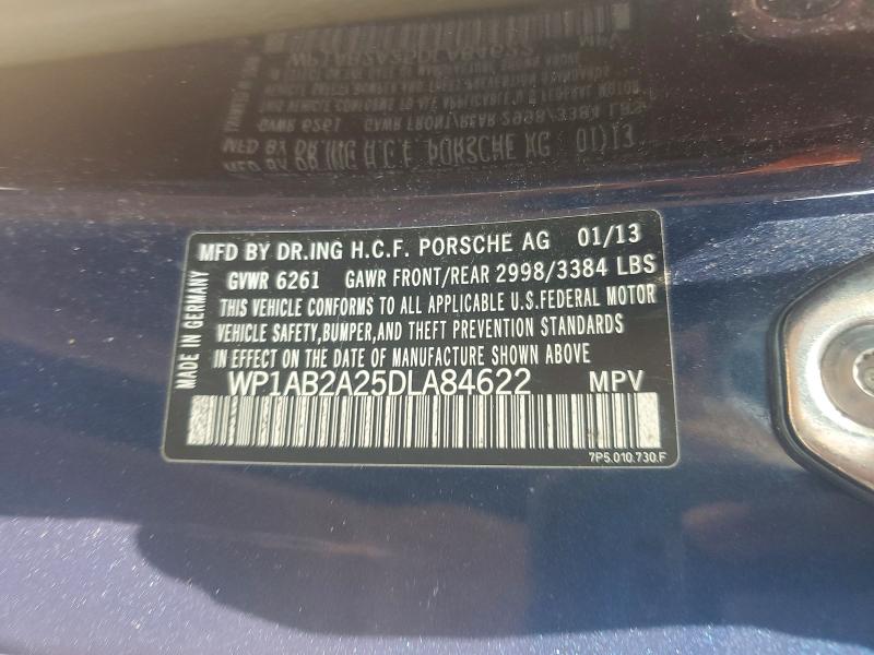 Продажа на аукционе авто 2013 Porsche Cayenne, vin: WP1AB2A25DLA84622, номер лота: 62124016