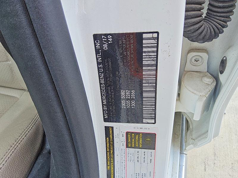 60703446 :رقم المزاد ، 55SWF4HB9JU239215 vin ، 2018 Mercedes-benz C مزاد بيع