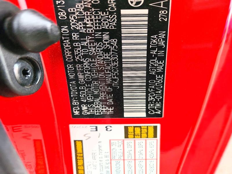 61624996 :رقم المزاد ، JTKJF5C73E3077548 vin ، 2014 Scion Tc مزاد بيع