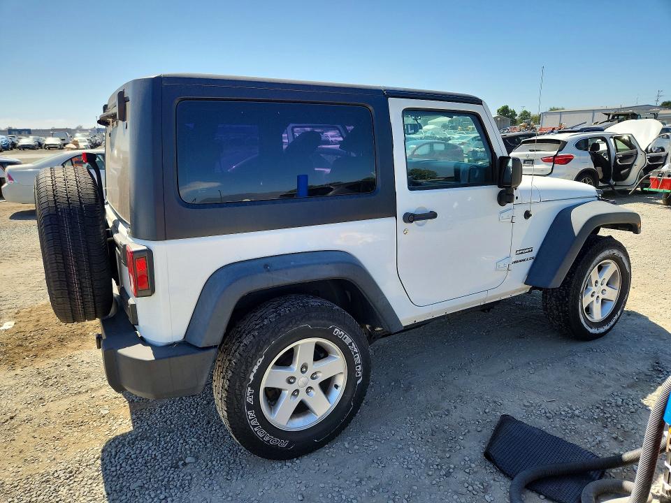 Auction sale of the 2015 Jeep Wrangler, vin: 1C4AJWAG8FL613488, lot number: 62679456